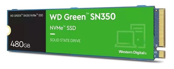 SSD WD Green SN350 M.2 NVMe 480GB (Ảnh 3)